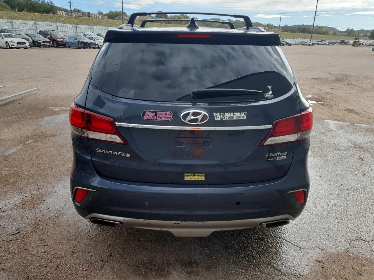 2017 Hyundai Santa Fe Se Ultimate VIN: KM8SRDHF9HU176544 Lot: 85089975