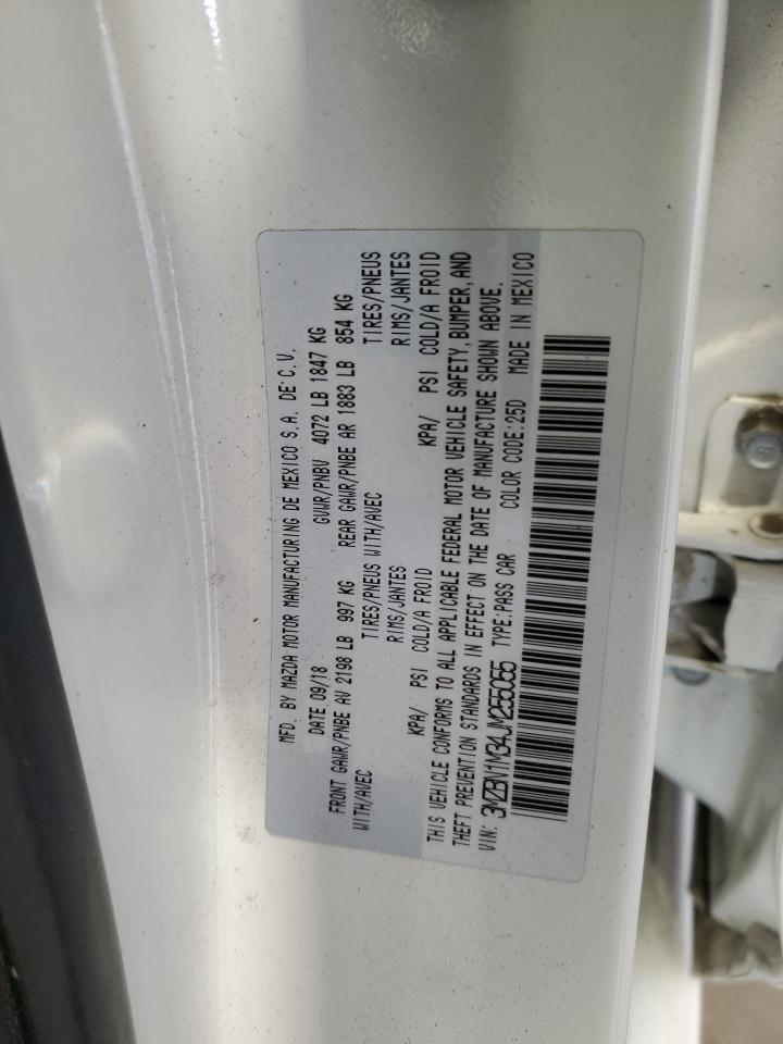 2018 Mazda 3 Grand Touring VIN: 3MZBN1M34JM255055 Lot: 90140455