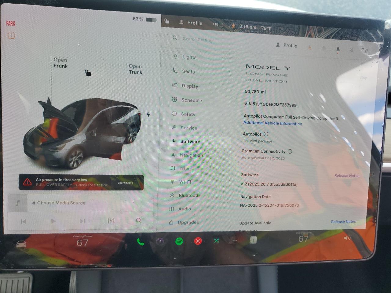 2021 Tesla Model Y VIN: 5YJYGDEE2MF257999 Lot: 84370155