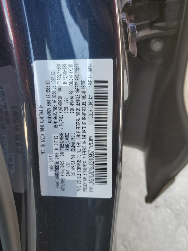 2018 Mazda Cx-9 Grand Touring VIN: JM3TCADY2J0210957 Lot: 82531835