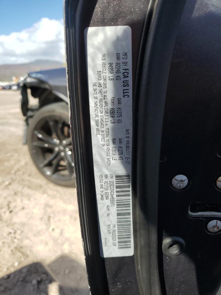 2017 Dodge Challenger Sxt VIN: 2C3CDZAG3HH592071 Lot: 82777275