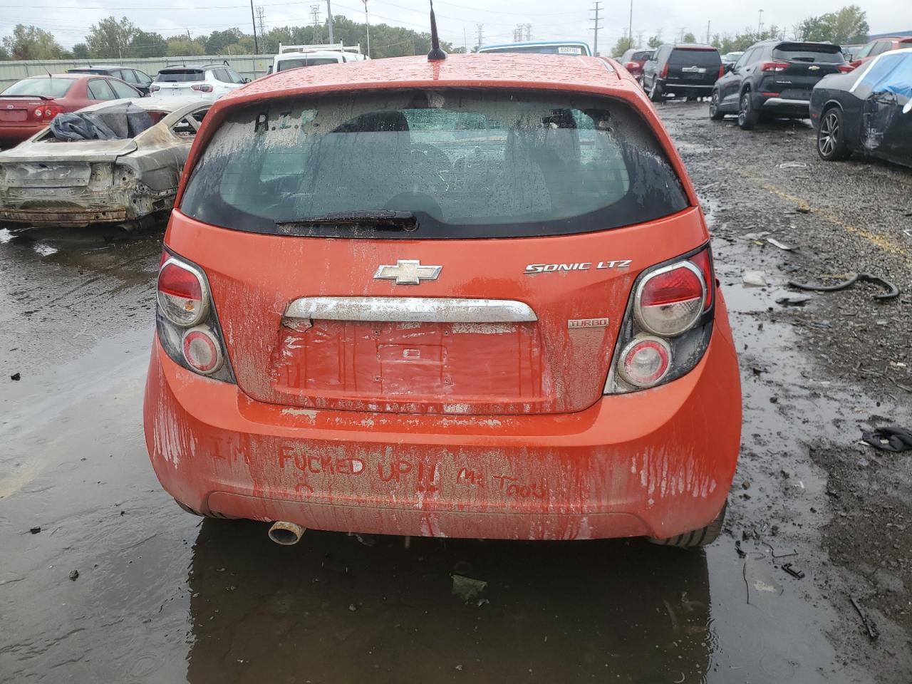 2012 Chevrolet Sonic Ltz VIN: 1G1JF6SBXC4120642 Lot: 85113905