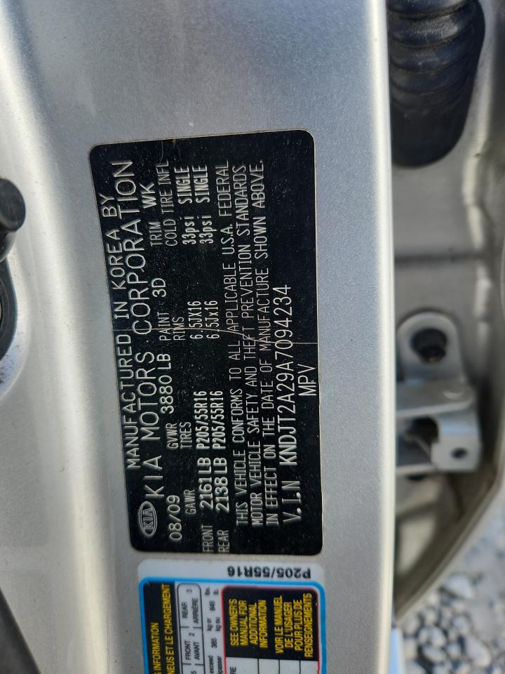 2010 Kia Soul + VIN: KNDJT2A29A7094234 Lot: 87077755