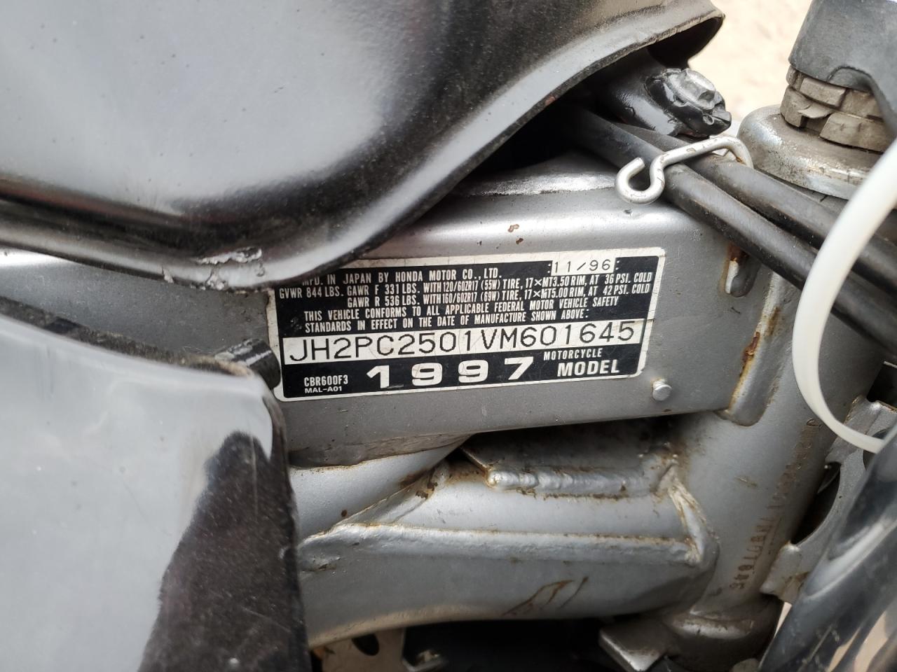 1997 Honda Cbr600 F3 VIN: JH2PC2501VM601645 Lot: 87069975