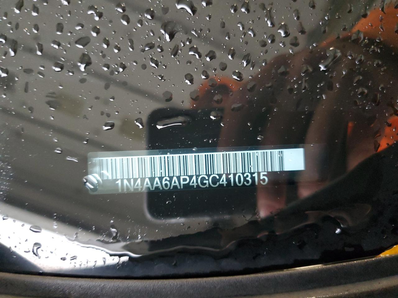 2016 Nissan Maxima 3.5S VIN: 1N4AA6AP4GC410315 Lot: 85339985