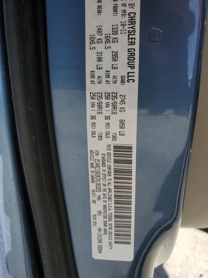 2012 Chrysler Town & Country Touring VIN: 2C4RC1BG9CR135325 Lot: 87211925