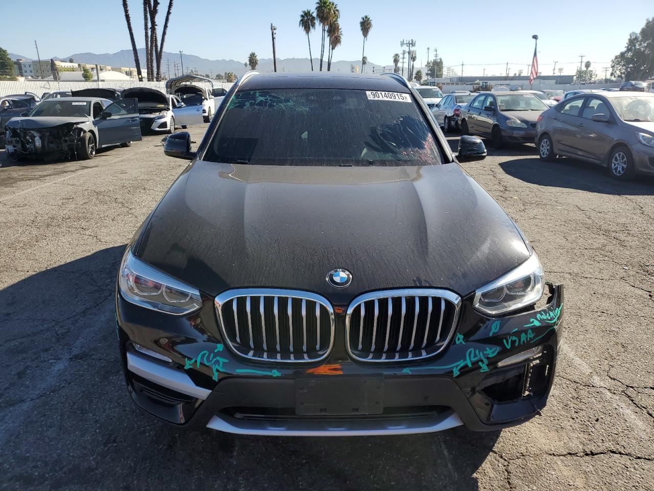 2019 BMW X3 Sdrive30I VIN: 5UXTR7C50KLE96584 Lot: 90140915