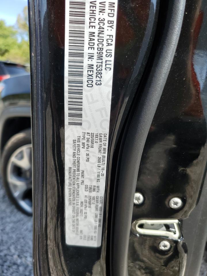 2021 Jeep Compass Limited VIN: 3C4NJDCB9MT538213 Lot: 84782315