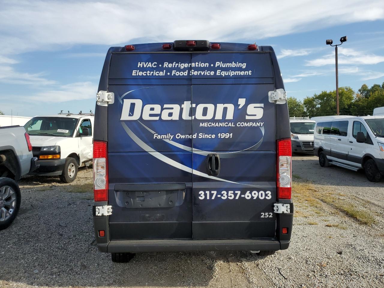 2023 Ram Promaster 2500 2500 High VIN: 3C6LRVDGXPE522814 Lot: 84245135