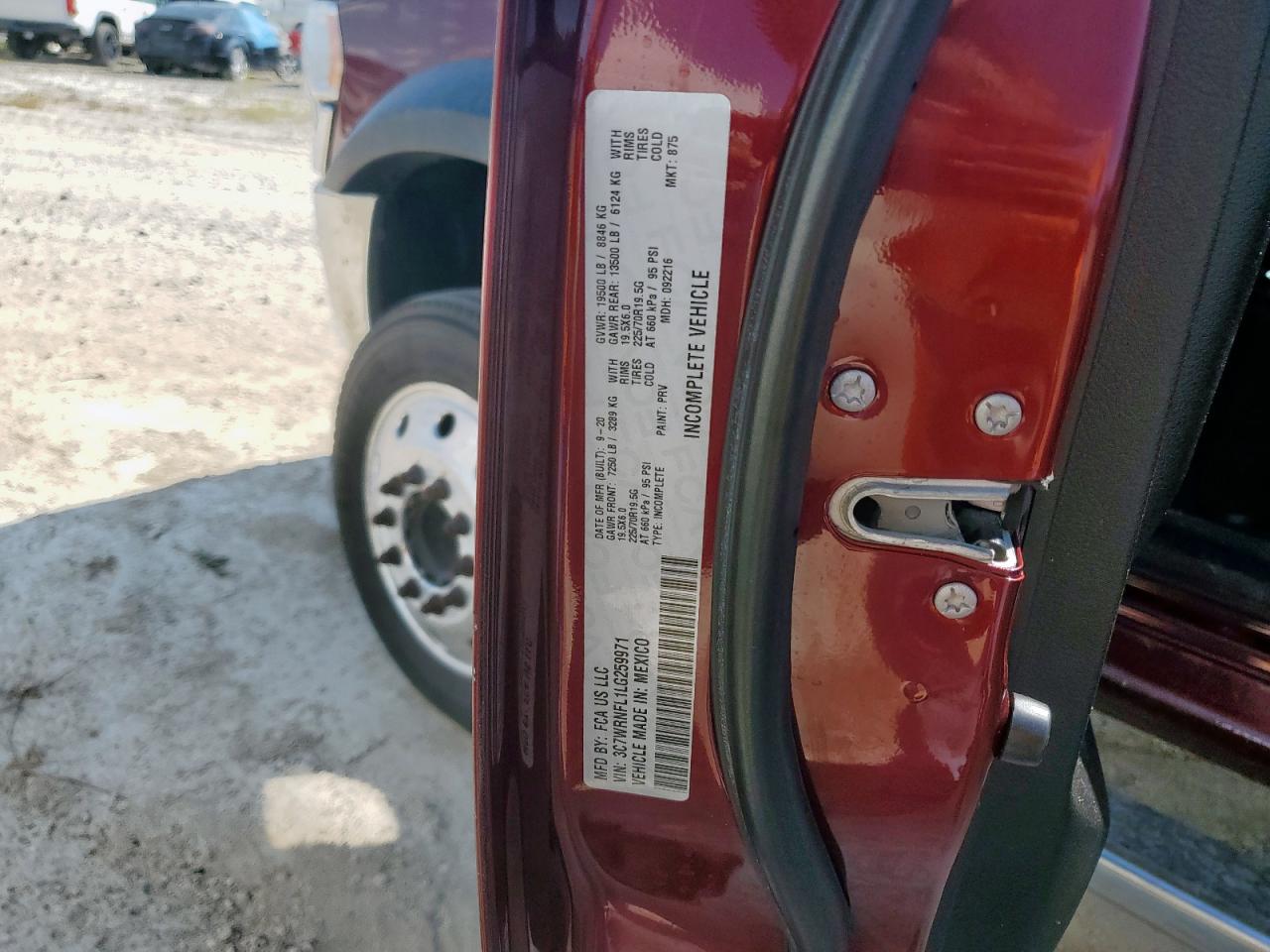2023 Ram 5500 VIN: 3C7WRMEL1PG507086 Lot: 84221795