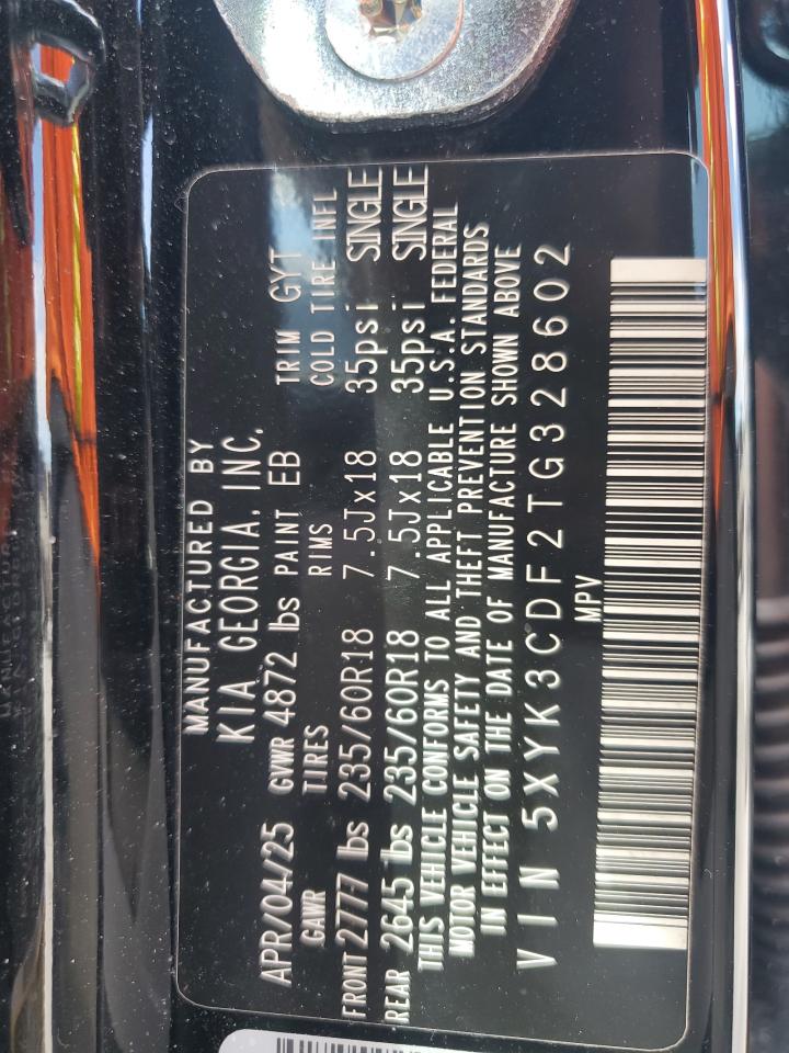 2026 Kia Sportage Ex VIN: 5XYK3CDF2TG328602 Lot: 82734955