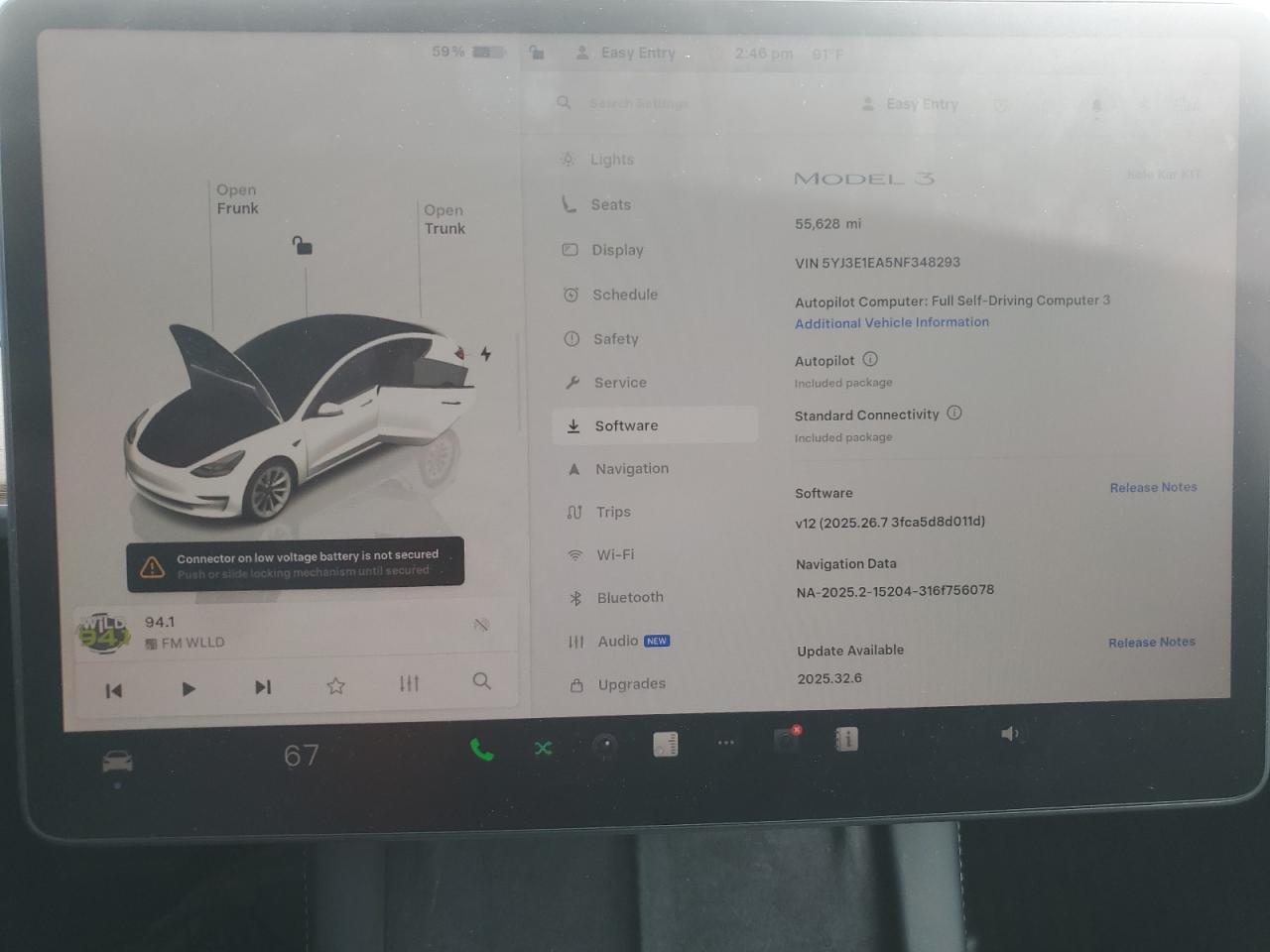 2022 Tesla Model 3 VIN: 5YJ3E1EA5NF348293 Lot: 85338805