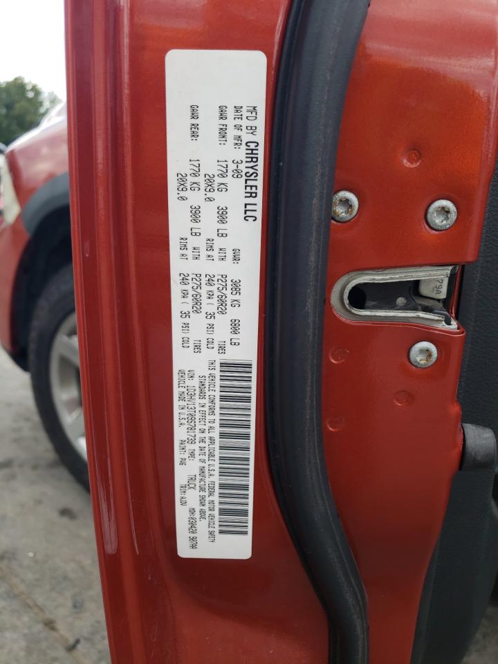 2009 Dodge Ram 1500 VIN: 1D3HV13T09S781739 Lot: 85117765