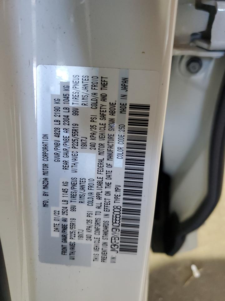 2022 Mazda Cx-5 Signature VIN: JM3KFBXY9N0555008 Lot: 85156465