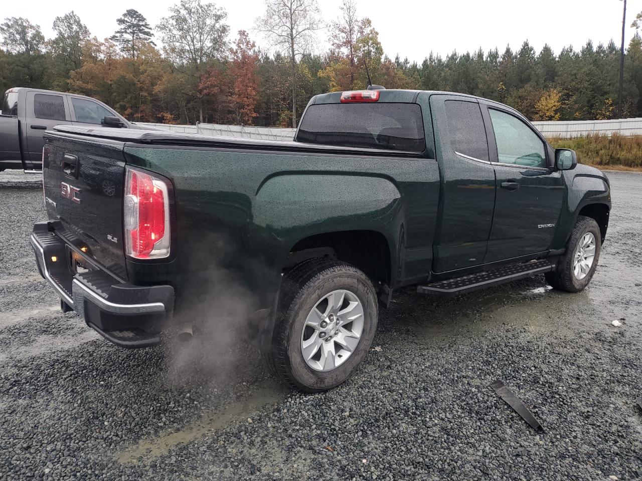2015 GMC Canyon Sle green pickup gas 1GTH5BE31F1193300 photo #4