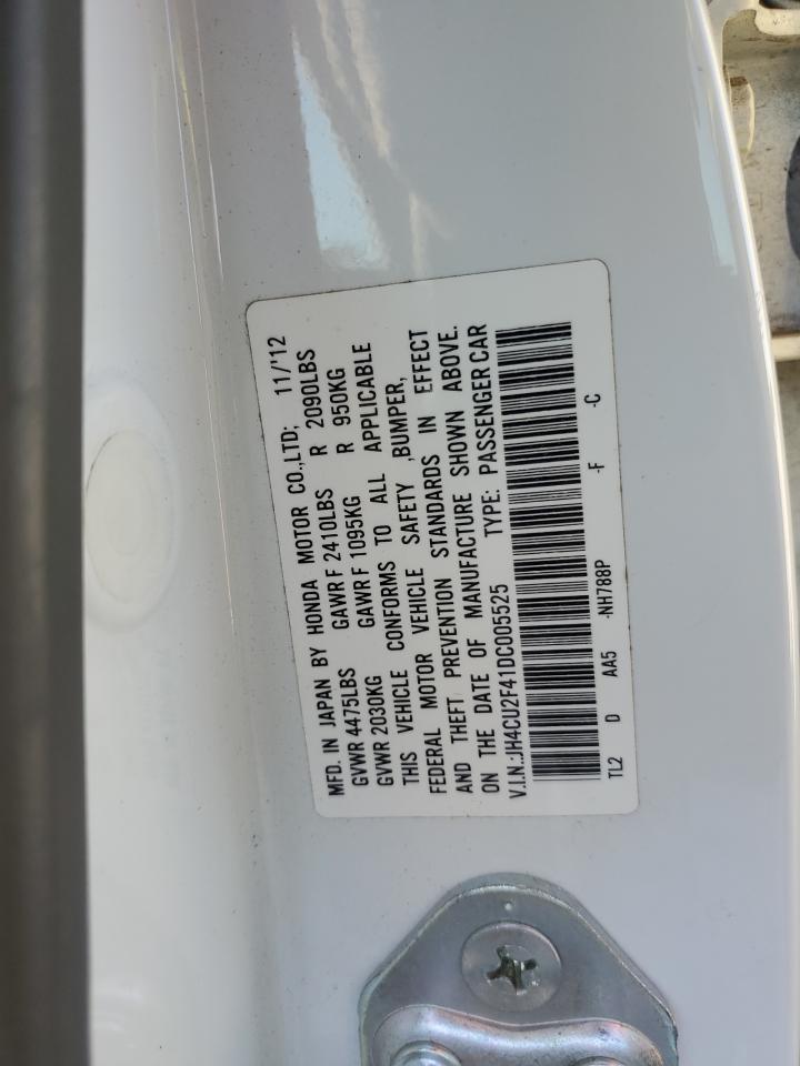 2013 Acura Tsx VIN: JH4CU2F41DC005525 Lot: 82437095