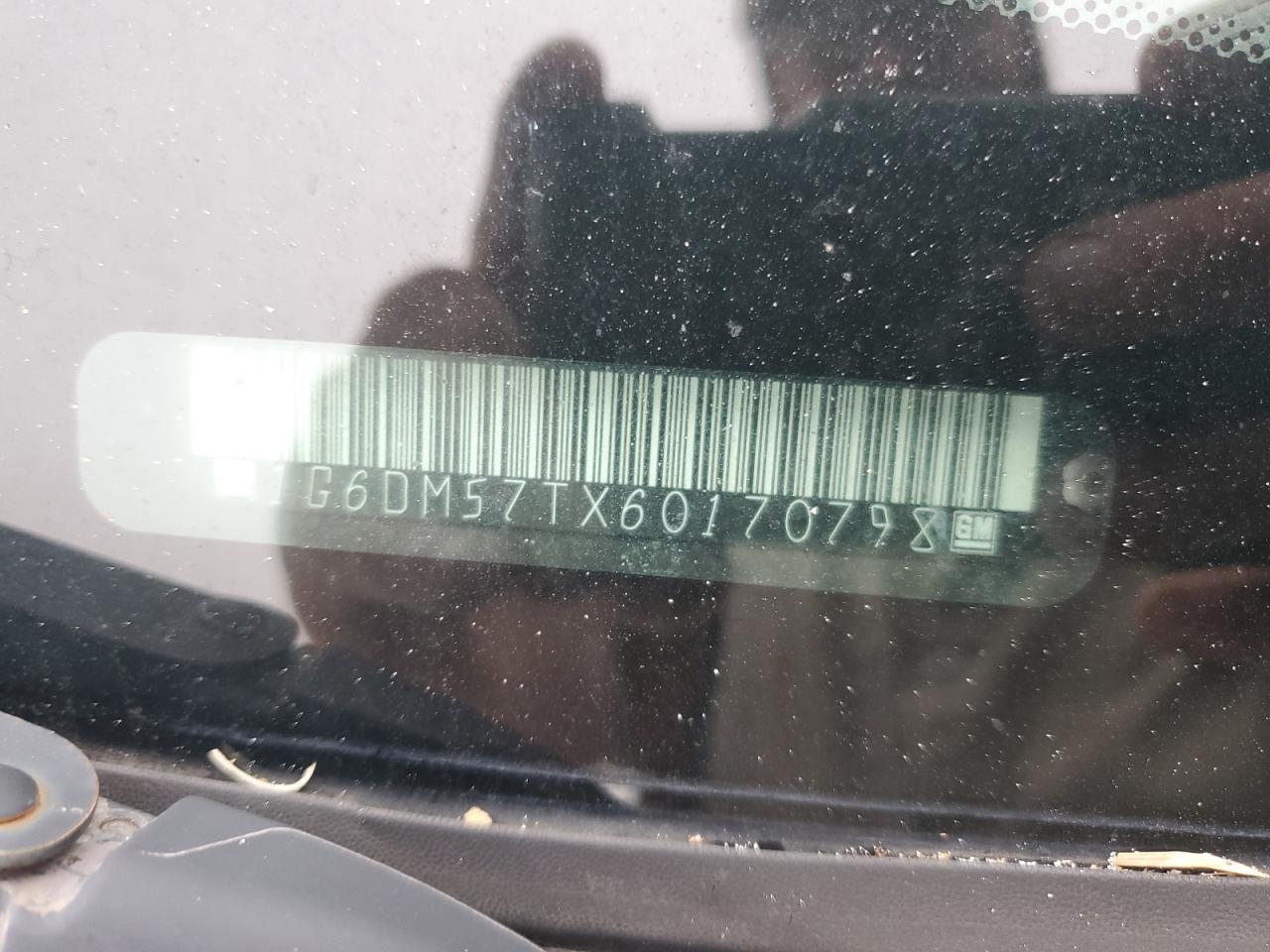 2006 Cadillac Cts VIN: 1G6DM57TX60170798 Lot: 82774445