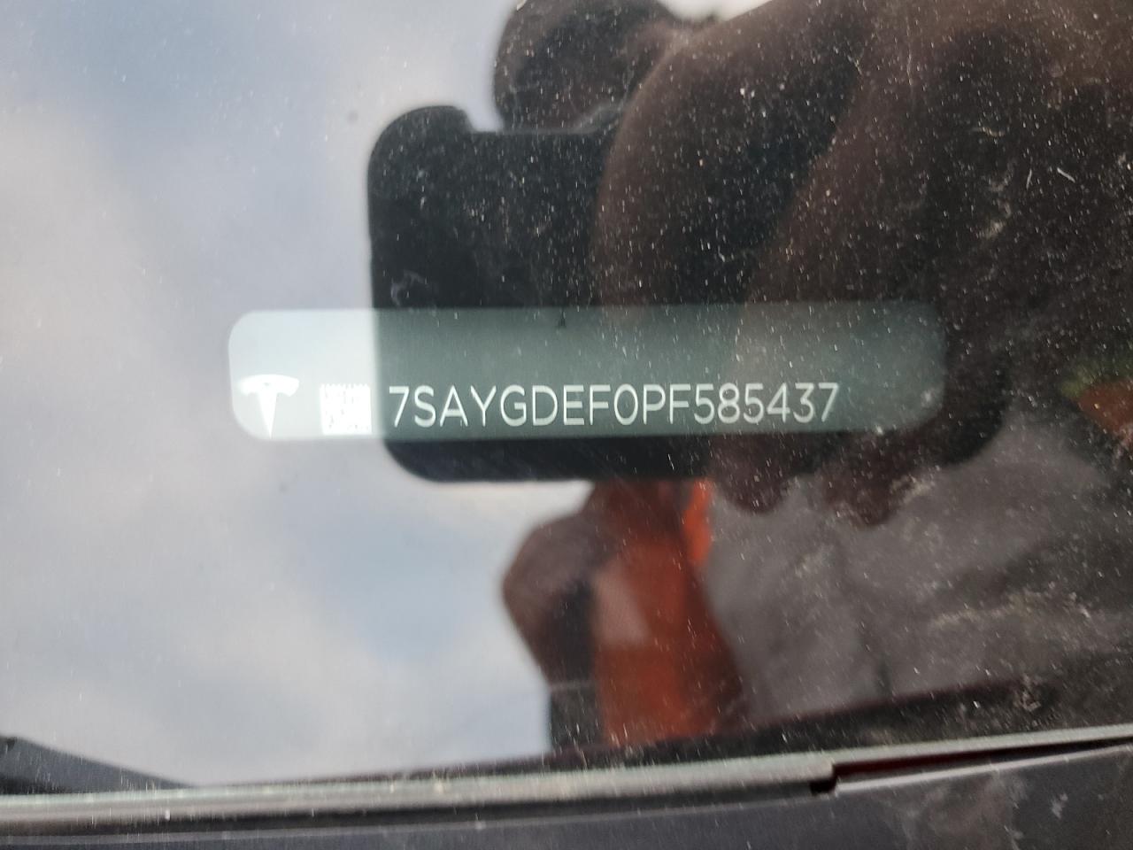 2023 Tesla Model Y VIN: 7SAYGDEF0PF585437 Lot: 82607835