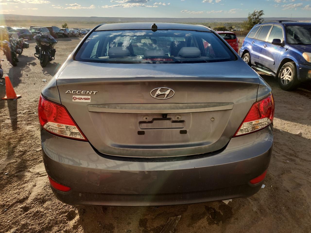 2013 Hyundai Accent Gls VIN: KMHCT4AE4DU505975 Lot: 89684995