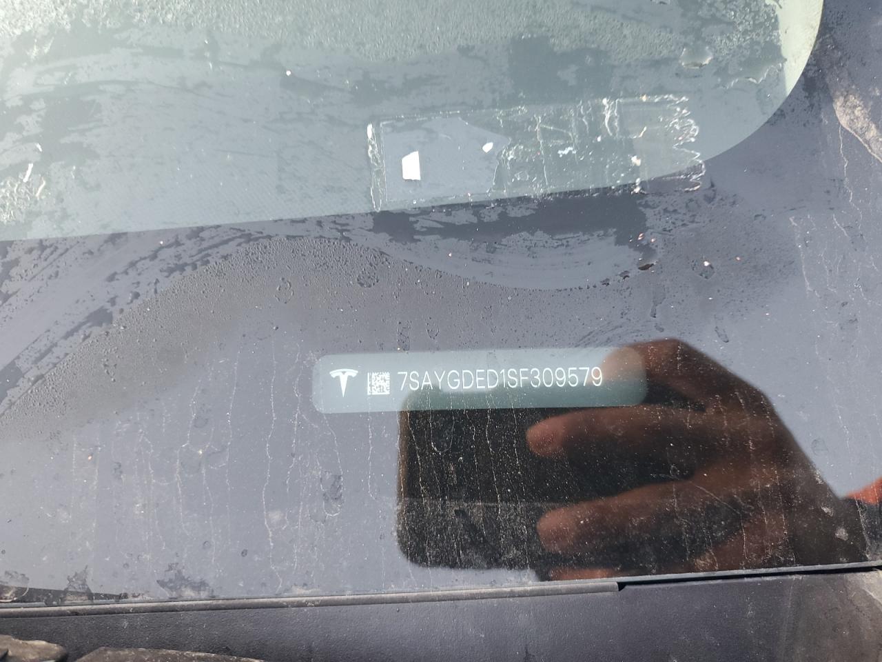 2025 Tesla Model Y VIN: 7SAYGDED1SF309579 Lot: 86130175