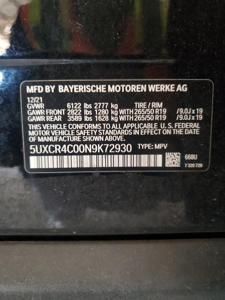 Фото: 5UXCR4C00N9K72930