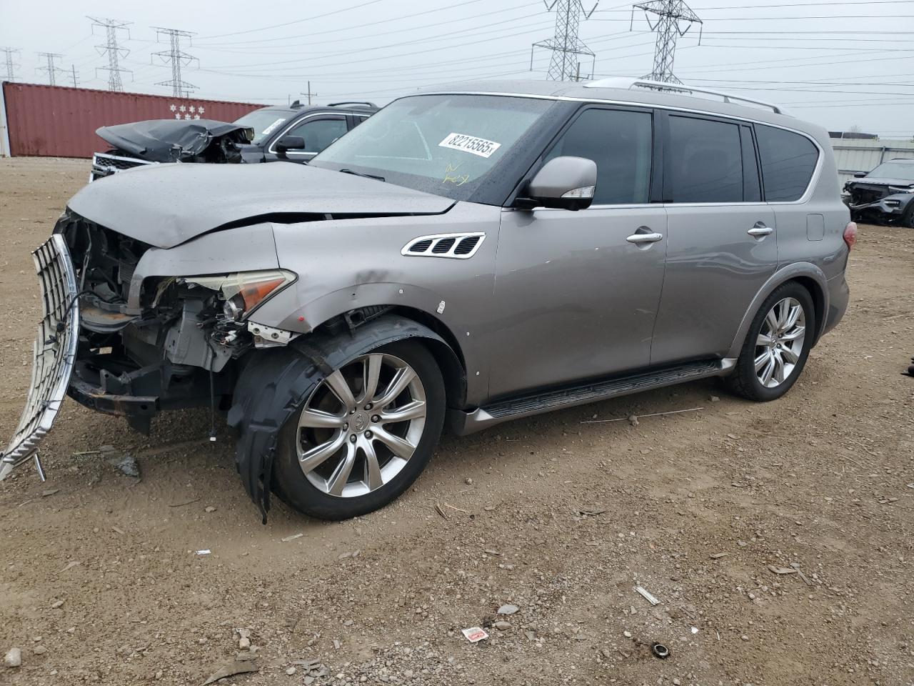 INFINITI QX56 2011. Lot# 82215565. VIN JN8AZ2NE1B9005253. Photo 1