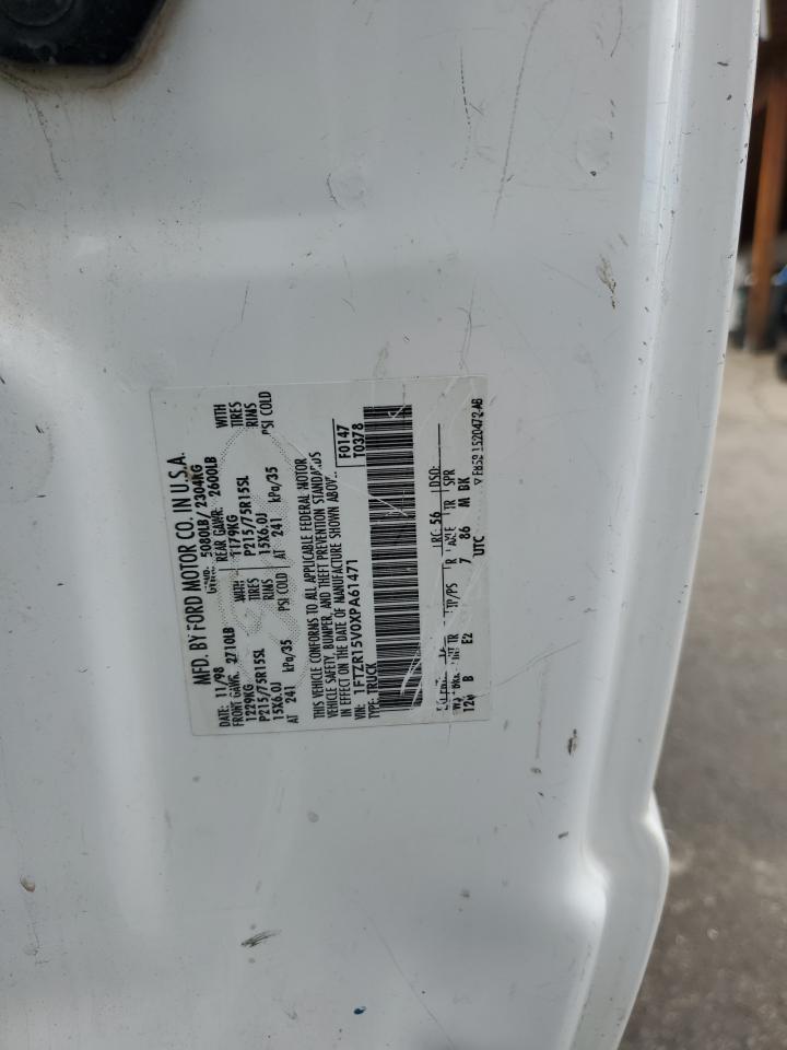 1999 Ford Ranger Super Cab VIN: 1FTZR15V0XPA61471 Lot: 86321935