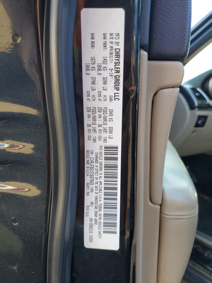 2015 Jeep Grand Cherokee Limited VIN: 1C4RJFBG1FC637603 Lot: 85727215