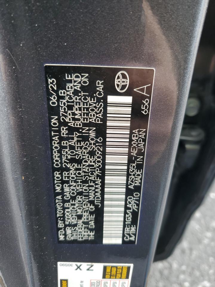 2023 Toyota Crown Xle VIN: JTDAAAAF7P3009216 Lot: 87292785