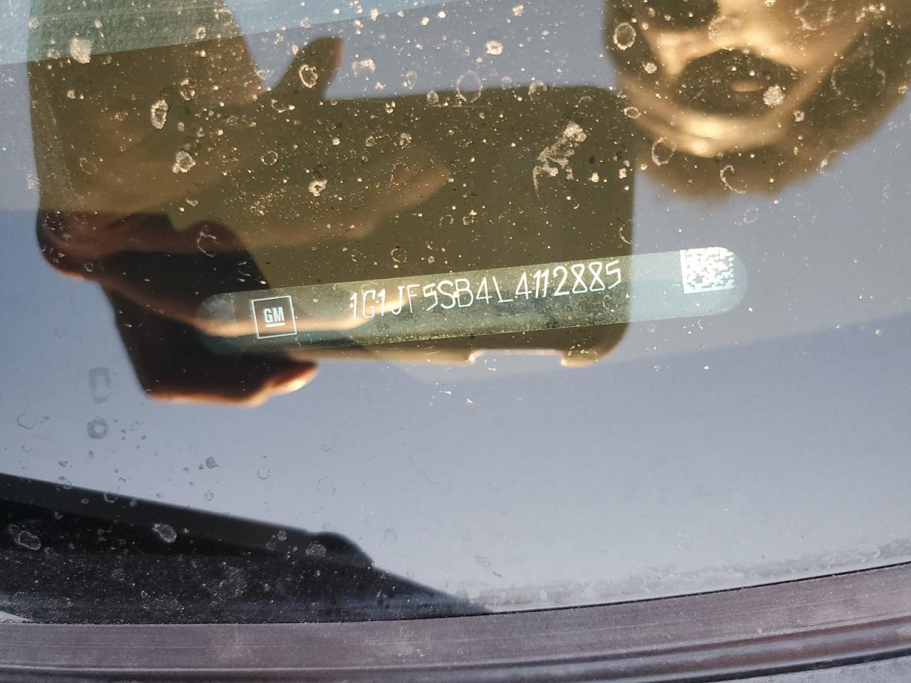 2020 Chevrolet Sonic Premier VIN: 1G1JF5SB4L4112885 Lot: 87432995