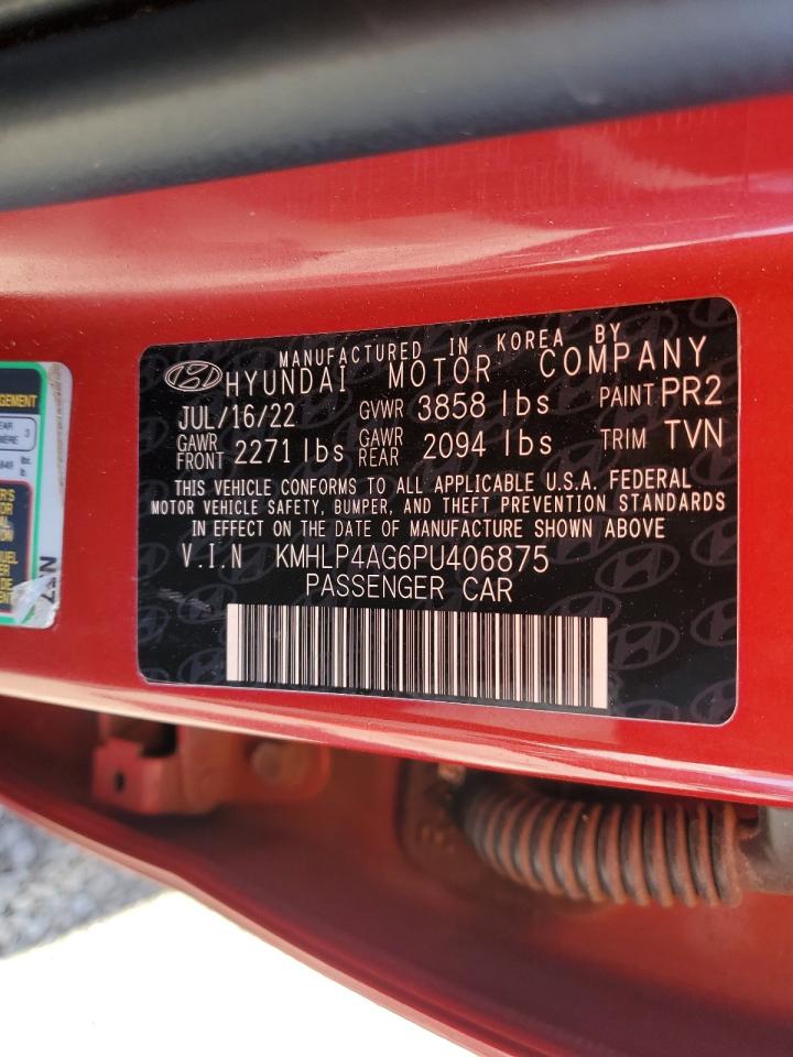 2023 Hyundai Elantra Limited VIN: KMHLP4AG6PU406875 Lot: 85283765