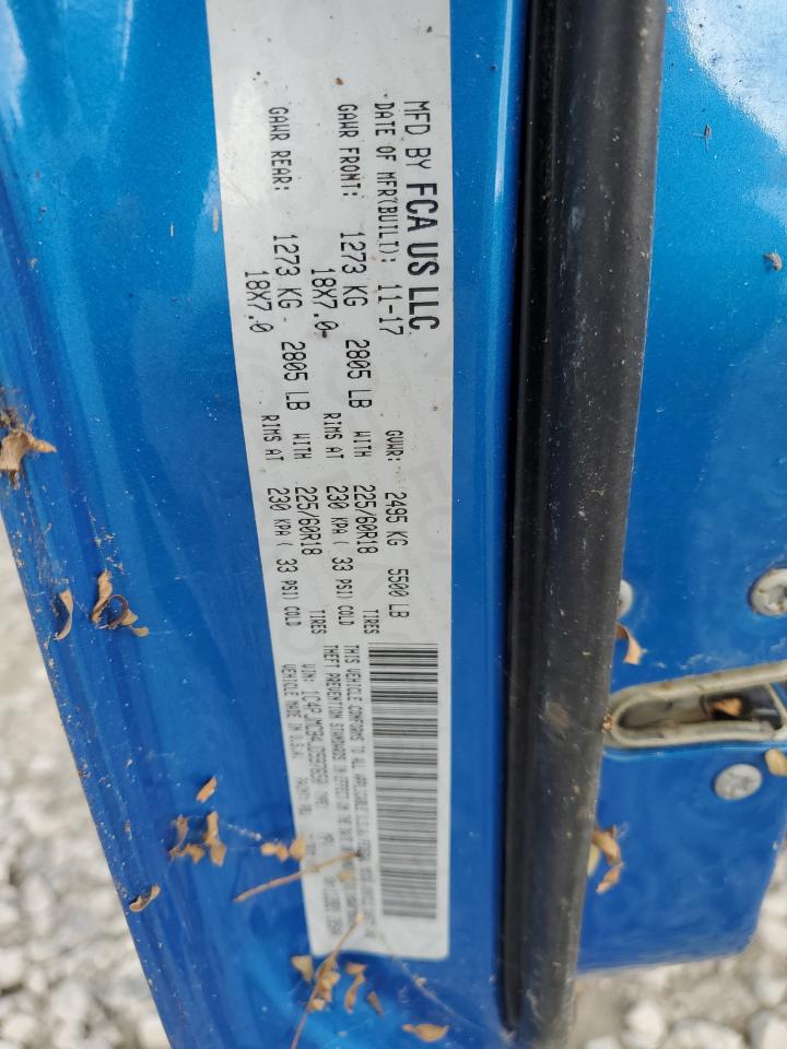 2018 Jeep Cherokee Latitude VIN: 1C4PJMCB4JD597650 Lot: 85484545