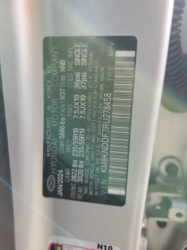 2024 Hyundai Ioniq 5 Sel VIN: KM8KNDDF7RU278458 Lot: 86446295