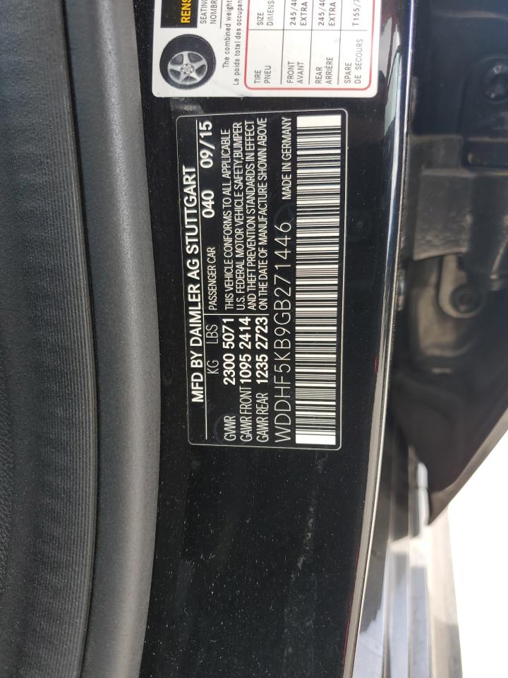 2016 Mercedes-Benz E 350 VIN: WDDHF5KB9GB271446 Lot: 82467315