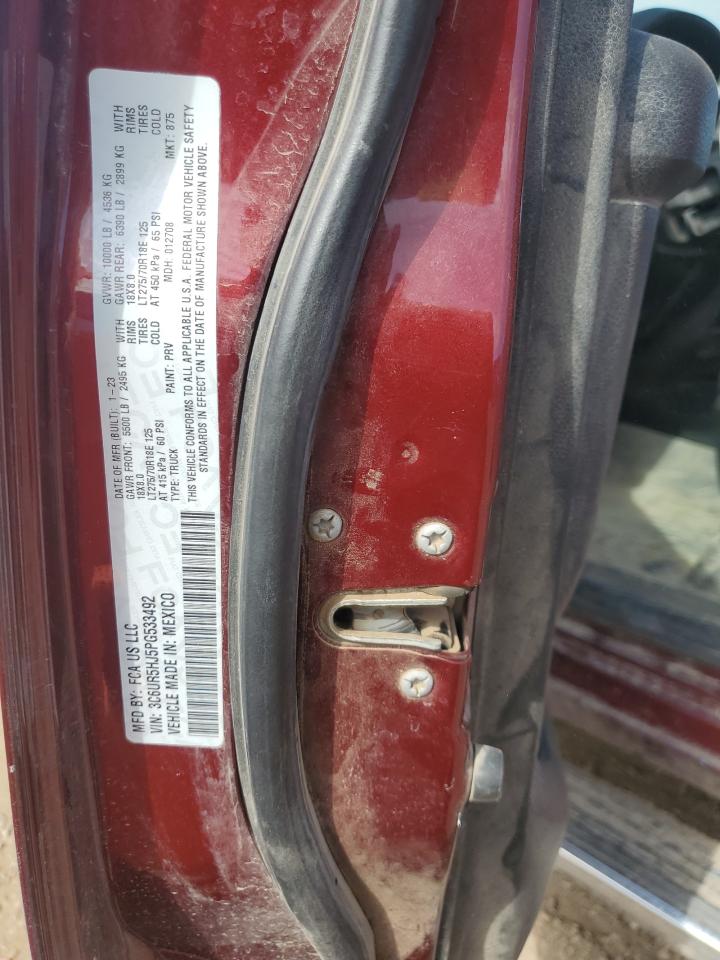 2023 Ram 2500 Tradesman VIN: 3C6UR5HJ5PG533492 Lot: 85579125