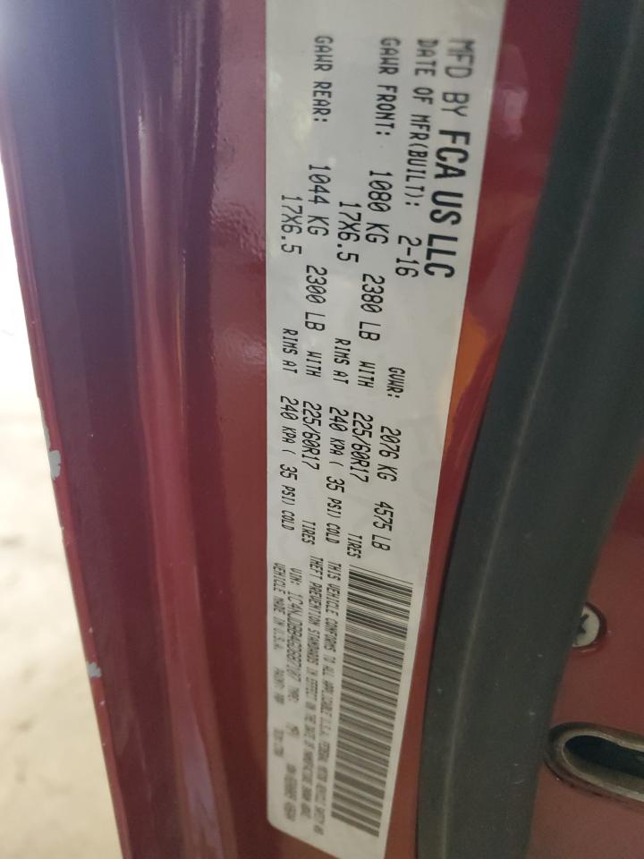 2016 Jeep Compass Sport VIN: 1C4NJDBB4GD687107 Lot: 82689725