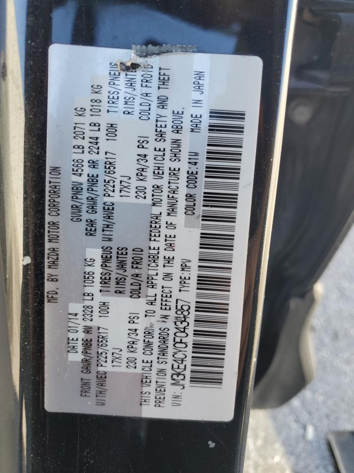 2015 Mazda Cx-5 Touring VIN: JM3KE4CY0F0434857 Lot: 89530895