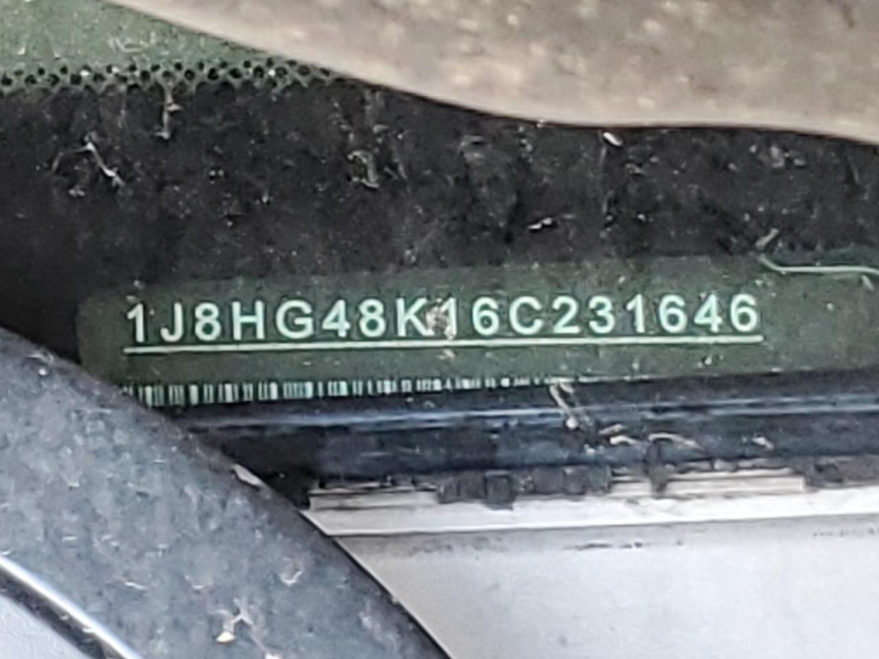 2006 Jeep Commander VIN: 1J8HG48K16C231646 Lot: 82343715