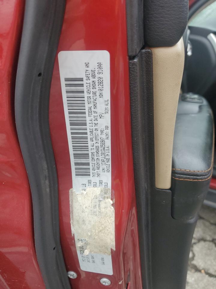 2016 Jeep Cherokee Limited VIN: 1C4PJLDB1GW256907 Lot: 90493225