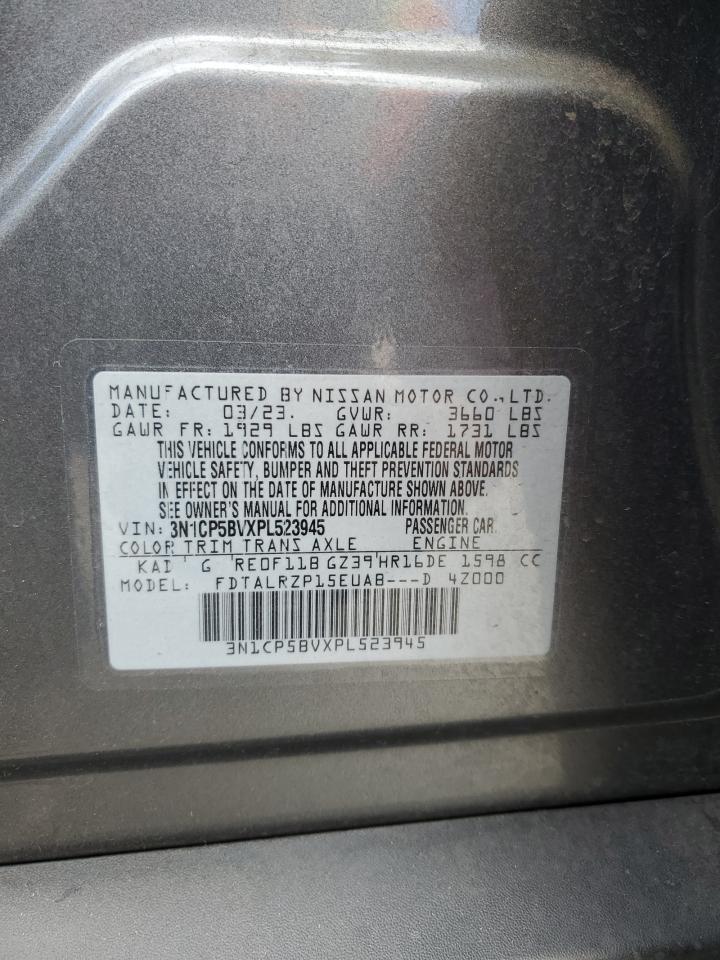 2023 Nissan Kicks S VIN: 3N1CP5BVXPL523945 Lot: 82422325