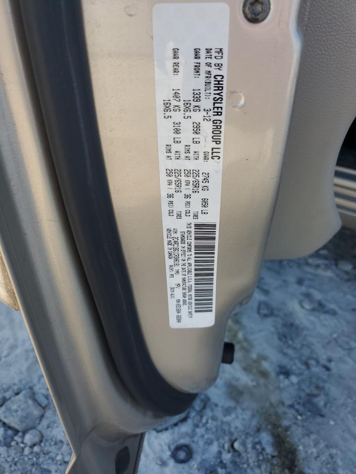 2012 Chrysler Town & Country Touring VIN: 2C4RC1BG1CR306181 Lot: 81979085