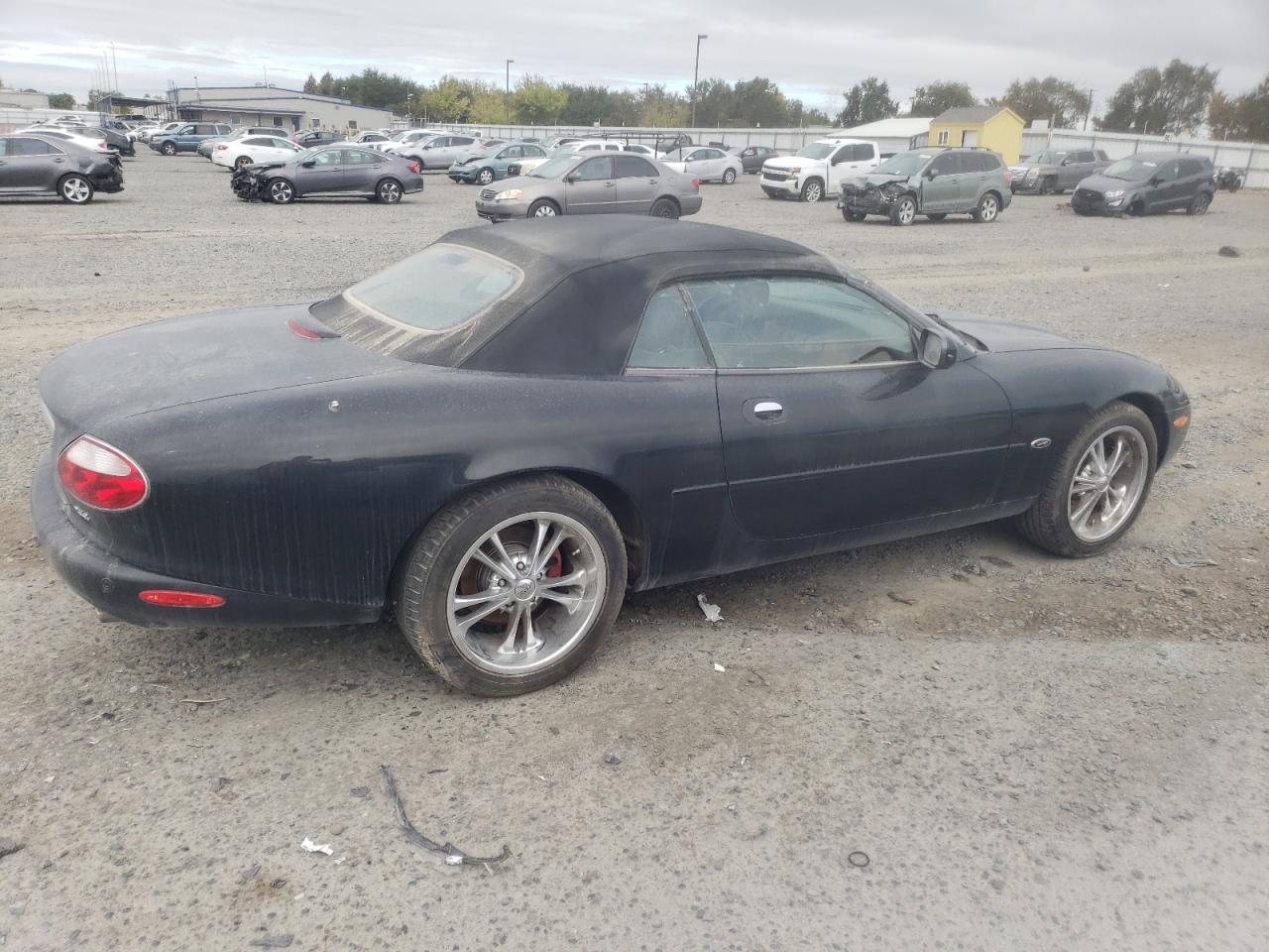 2002 Jaguar Xk8 black cabrio gas SAJDA42C12NA23956 photo #4