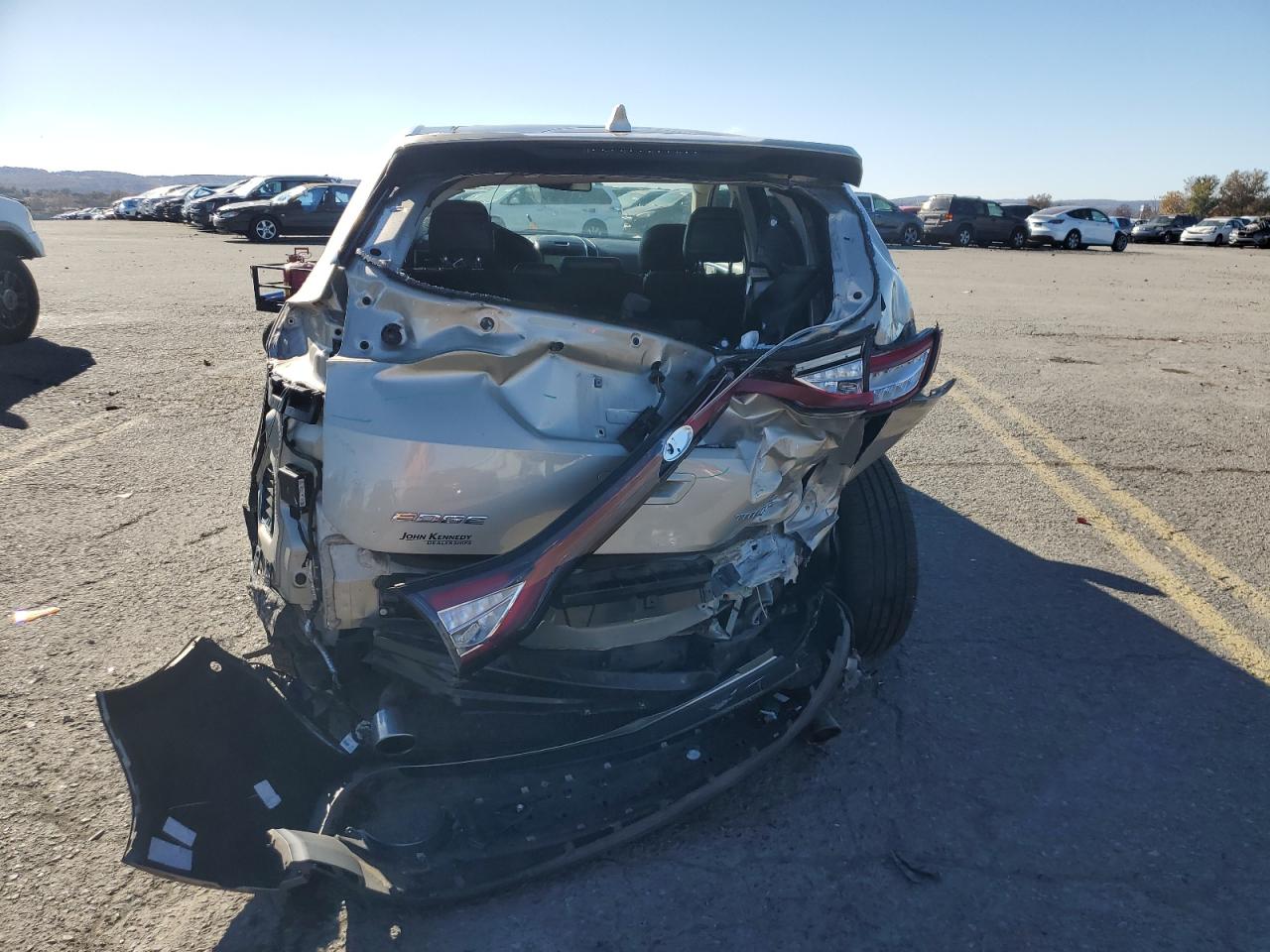 2017 Ford Edge Titanium VIN: 2FMPK4K97HBC20396 Lot: 90076105