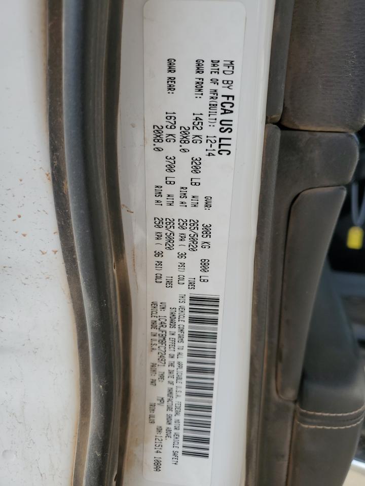 2015 Jeep Grand Cherokee Limited VIN: 1C4RJFBM8FC724971 Lot: 85714675