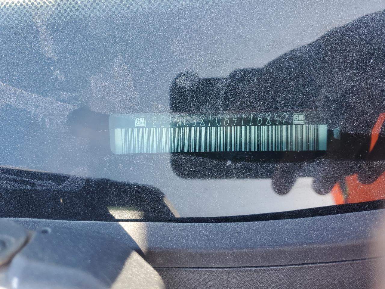 2006 Chevrolet Impala Lt VIN: 2G1WC581069116852 Lot: 82210395