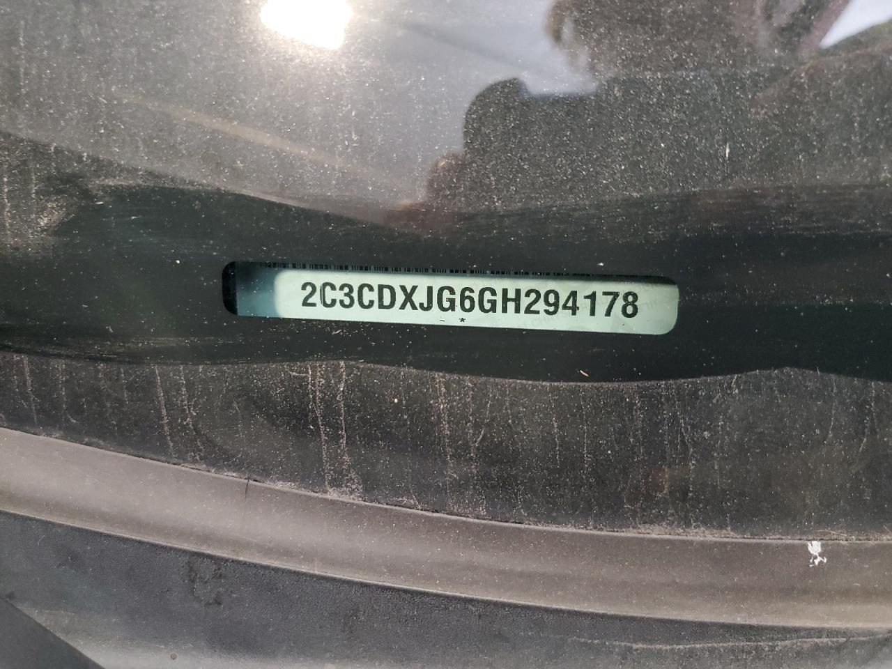 2016 Dodge Charger Sxt VIN: 2C3CDXJG6GH294178 Lot: 84022045