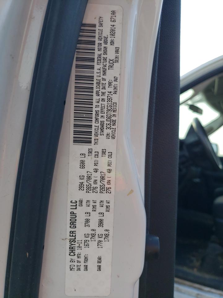 2012 Dodge Ram 1500 St VIN: 3C6JD6DT9CG139714 Lot: 87099195