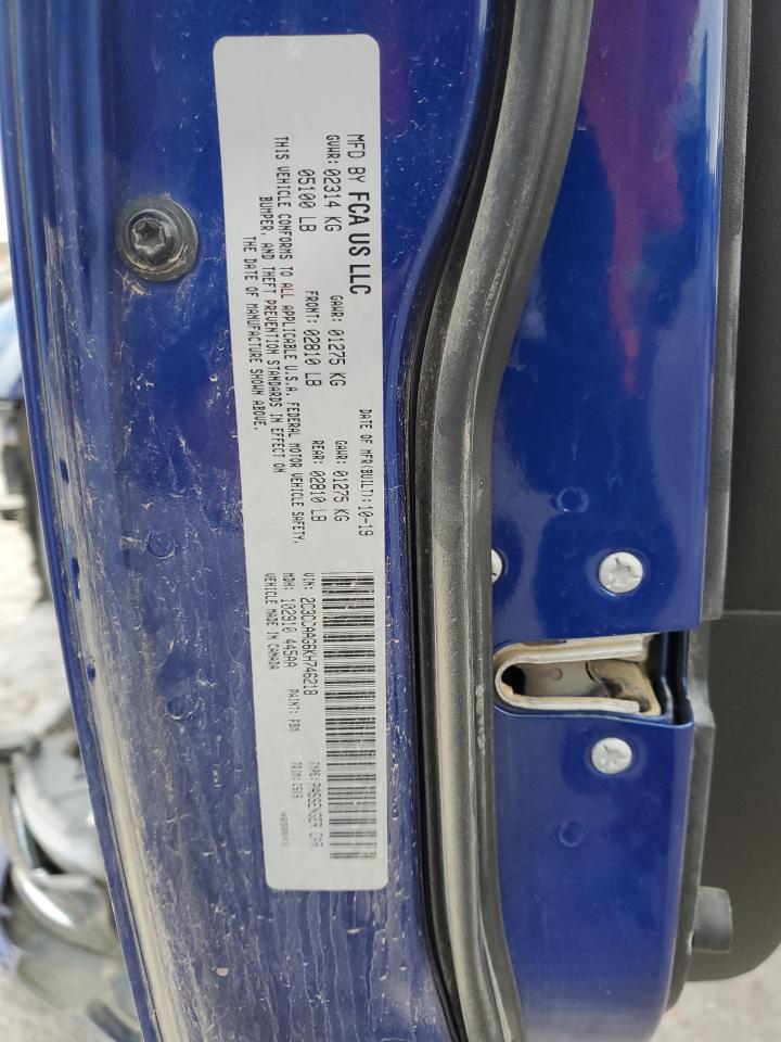 2019 Chrysler 300 Touring VIN: 2C3CCAAG6KH746218 Lot: 85673985