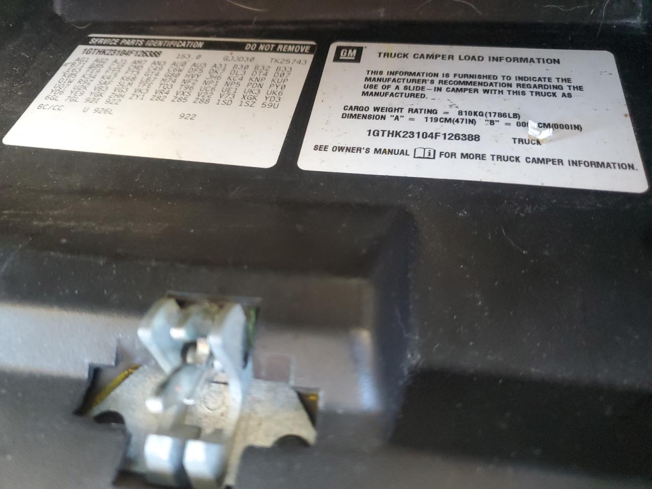 2004 GMC Sierra K2500 Heavy Duty VIN: 1GTHK23104F126388 Lot: 87218725