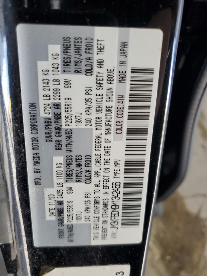 2021 Mazda Cx-5 Grand Touring VIN: JM3KFBDM9M1342456 Lot: 83787405